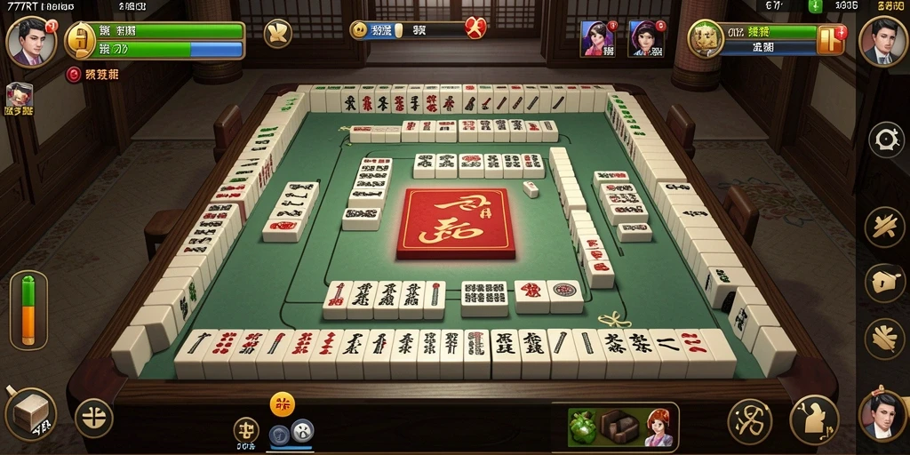Screenshot gameplay Mahjong yang menarik dalam 777RT.