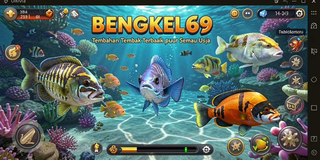 Gameplay seru Tembak Ikan di BENGKEL69