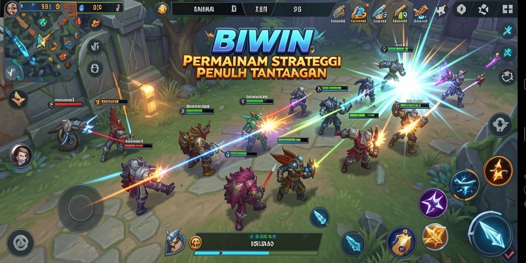 Tampilan juara di gameplay BIWIN yang penuh strategi.
