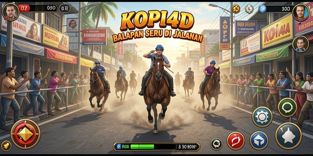 Gameplay seru KOPI4D dengan balapan yang mendebarkan.