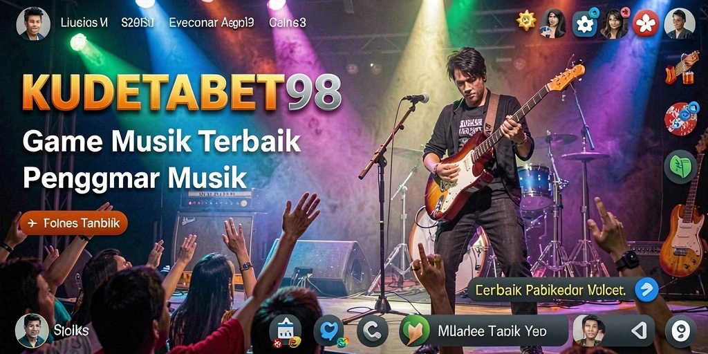 Tampilan gameplay KUDETABET98 dengan suasana musik yang menyenangkan.