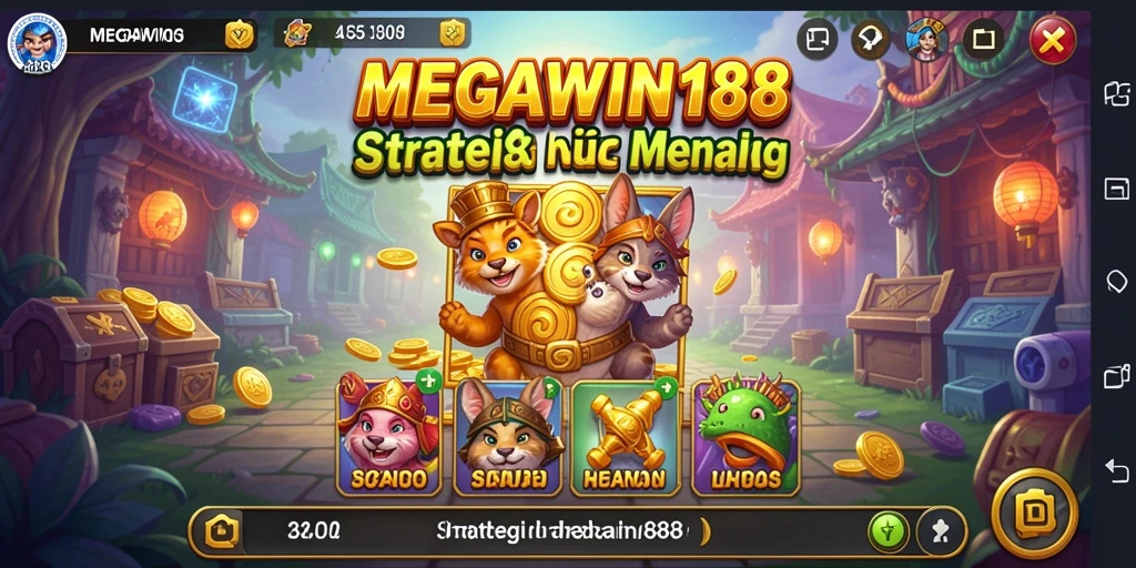 Gambar menangkap momen intens dalam gameplay strategi MEGAWIN188.