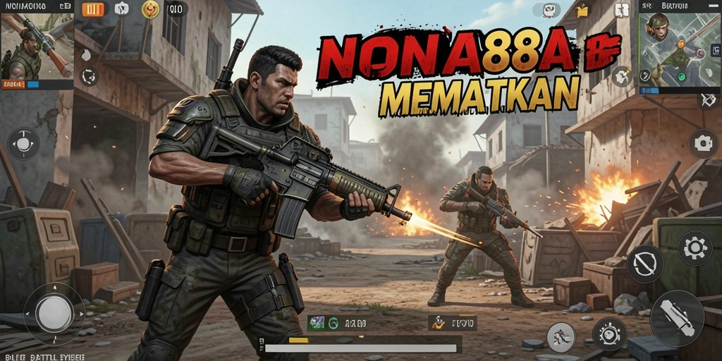 Gameplay NONA88 yang menegangkan dan penuh strategi dalam Battle Royale.