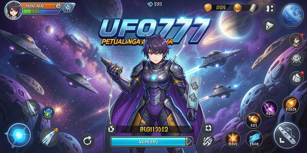 Gameplay seru di dunia luar angkasa dengan karakter Anime.